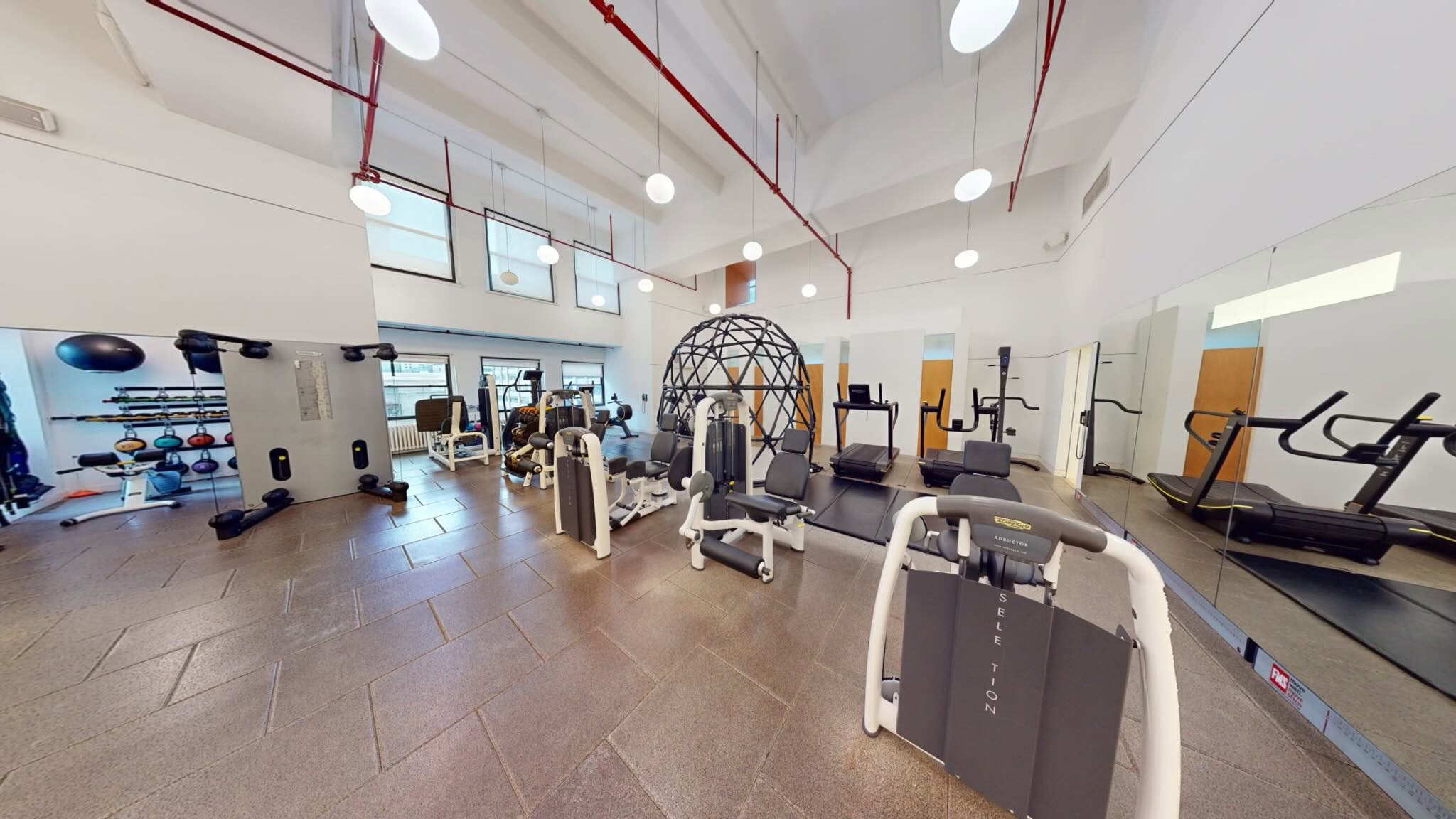 Interior of our private training gym